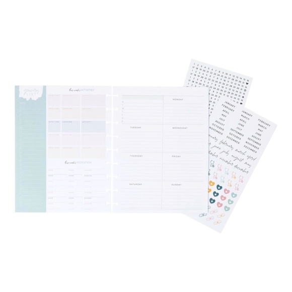 Happy Planner Caregiver Classic Dashboard Extension Pack - Picture 2 of 4